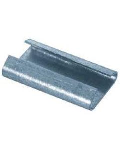 Heavy-Duty Closed/Thread On Steel Strapping Seals, 3/4in x 2 ",Case Of 1,000
