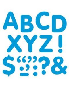 TREND STICK-EZE Stick-On Letters, 2in, Blue, Pack Of 107