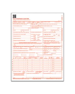 TOPS Laser CMS Claim Forms, 8 1/2in x 11in, Pack Of 500