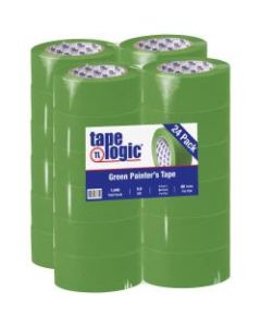 Tape Logic 3200 Painters Tape, 3in Core, 2in x 180ft, Green, Case Of 24