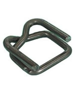 Heavy Duty Wire Buckles For Poly Strapping,, 1/2in, Case Of 1,000