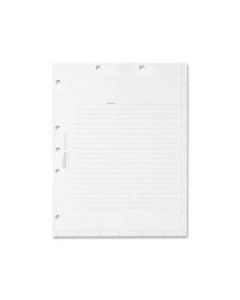 Tabbies Medical Chart Index Divider Sheets - Blank Tab(s) - 7 Hole Punched - White Divider - White Tab(s) - 400 / Box