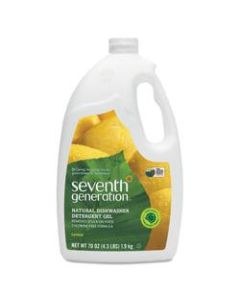 Seventh Generation Natural Automatic Dishwasher Gel, Lemon, 70 Oz