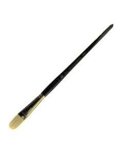 Princeton Series 6300 Paint Brush, Size 12, Filbert Bristle, Synthetic, Blue