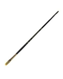 Princeton Series 6300 Paint Brush, Size 4, Flat Bristle, Synthetic, Blue