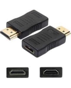 AddOn HDMI Male to Female Black Adapter - 100% compatible and guaranteed to work