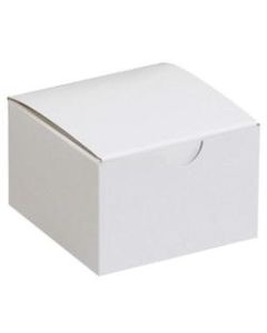 Office Depot Brand Gift Boxes, 3inL x 3inW x 2inH, 100% Recycled, White, Case Of 100