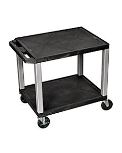 Tuffy Audio/Visual Cart, Black/Nickel