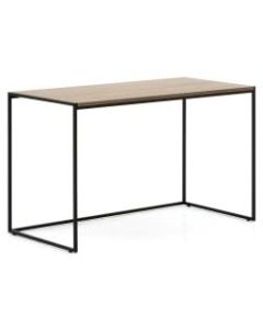 Allermuir Crate 48inW Desk, Walnut/Black