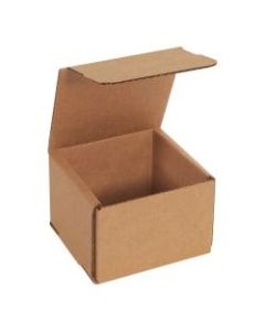 Office Depot Brand Corrugated Mailers, 3inH x 4inW x 4inD, Kraft, Pack Of 50 Mailers