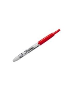 Sharpie Retractable Permanent Markers, Ultra-Fine Point, Red, Pack Of 12