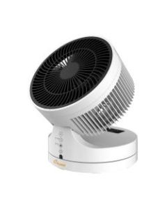 Crane Air Circulator Fan, 7 3/4inH x 9 3/4inW x 9 3/4inD, White