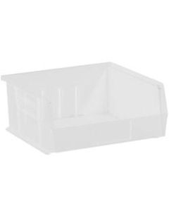 Office Depot Brand Plastic Stack & Hang Bin Storage Boxes, Medium Size, Clear, Case Of 6