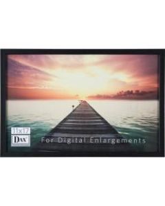 DAX Digital Enlargement Black Wood Frame - Digital Frame - Black - Protective Glass - Wall Mountable