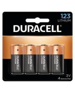 Duracell Photo 3-Volt 123 Lithium Battery, Pack Of 4