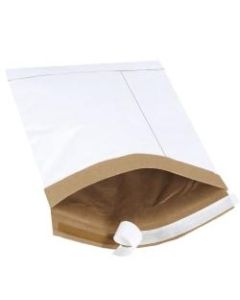 Office Depot Brand White Self-Seal Padded Mailers, #0, 6in x 10in, Pack Of 25