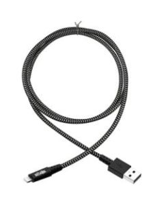 Tripp Lite Heavy Duty Lightning to USB Charging Cable Sync / Charge Apple iPhone iPad 3ft 3ft - 1 x Lightning Male Proprietary Connector - MFI - Black, White