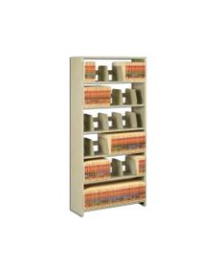 Tennsco 76inH Add-On Unit For Snap-Together Open Shelving, Sand