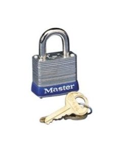 Master Lock High Security Padlock - Keyed Different - 0.18in Shackle Diameter - Cut Resistant, Rust Resistant - Steel - Silver - 1 Each