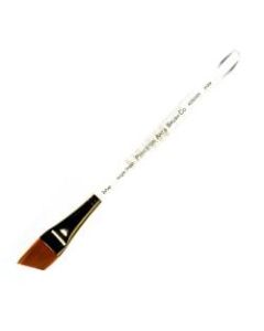 Princeton Series 4350 Synthetic Paint Brush, 3/4in, Angular Wash Bristle, Synthetic, Green