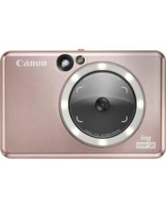 Canon IVY CLIQ+2 8 Megapixel Instant Digital Camera - Rose Gold - Autofocus - Optical Viewfinder