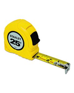 Stanley Bostitch Thumb Latch Lock Measuring Tape, 25ft