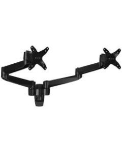 Mount-It! Dual-Monitor Wall Mount Arm, 14inH x 10.2inW x 8.5inD, Black