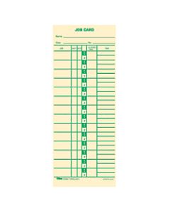 TOPS Time Cards (Replaces Original Card L61), Job Card Form, 1-Sided, 9in x 3 1/2in, Box Of 500