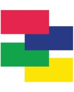 Pacon Fadeless Bulletin Board Art Paper, 48in x 12ft, Primary Assortment, Pack Of 4 Rolls