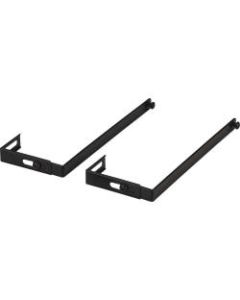 Lorell Metal Cubicle Hangers, Black, Pack Of 2