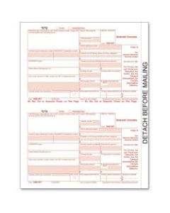 TOPS IRS Approved 4-part 1099-INT KIT Tax Forms