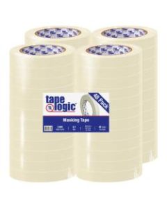 Tape Logic 2600 Masking Tape, 3in Core, 0.75in x 180ft, Natural, Pack Of 48