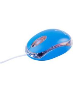 Urban Factory USB 2.0 Optical Krystal Mouse, Light Blue