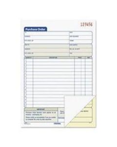 Tops Purchase Order Book, Carbonless, 2 Parts, 5-1/2in x 7-7/8in