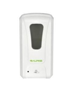 Alpine Industries Wall Mount Automatic Foam Hand Sanitizer Soap Dispenser,1200 ml, White