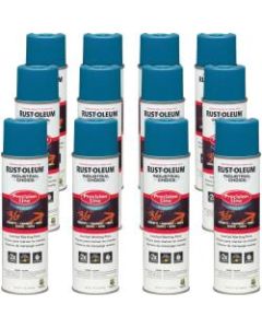 Industrial Choice Color Precision Line Marking Paint - 17 fl oz - 12 / Carton - Caution Blue