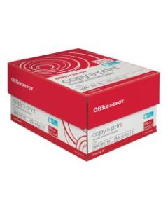 Office Depot Brand 3-Hole Punched Copy And Print Paper, Letter Size (8 1/2in x 11in), 104 (US)/92 (Euro) (U.S.) Brightness, 20 Lb, Ream Of 500 Sheets, Case Of 3 Reams