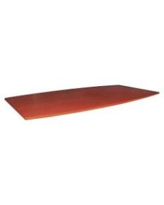Lorell Essentials Conference Boat-Shaped Table Top, 2-Piece, 96inW, Cherry