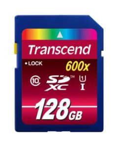 Transcend Ultimate 128 GB Class 10/UHS-I SDXC - 600x Memory Speed - Lifetime Warranty