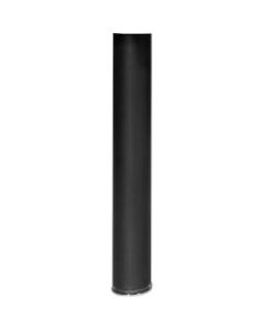 Lorell Essentials Peninsula Post Box 2/2 - x 5.9in Width x 5.9in Depth x 28in Height x 3.5in Diameter - Black