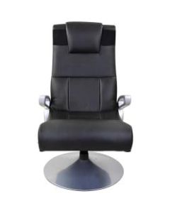 Ace X Rocker SE 2.1 Wireless Pedestal Gaming Chair, Black/Silver