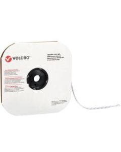 VELCRO Brand Loop Tape, Dots, 5/8in, White, Case Of 1,200