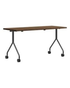 HON Between Nesting Table, 29inH x 72inW x 30inD, Brown/Black