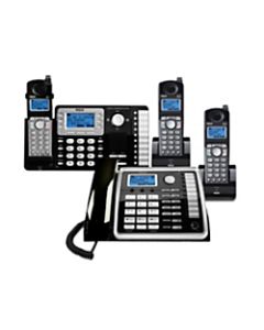 Telefield RCA 2-Line DECT 6.0 Expandable Cordless Phone System With Digital Answering System, RCA-1DSK2HSBNDL