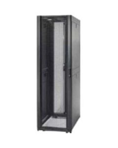 Schneider Electric NetShelter SX Rack Cabinet - For Storage, Server - 48U Rack Height x 19in Rack Width - Floor Standing - Black - 3010 lb Maximum Weight Capacity