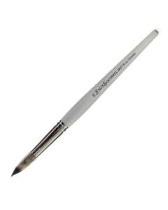 Dynasty Faux Squirrel Paint Brush, Size 16, Round Bristle, Squirrel Hair, Silver