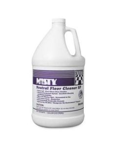 MISTY Neutral Floor Cleaner - Concentrate - Lemon Scent - 4 / Carton - Green