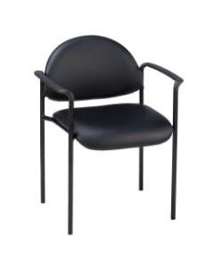 Lorell Reception Guest Chair, Black