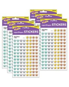TREND I &hearts; Metal Small Stars superShapes Stickers, 800 Per Pack, 6 Packs
