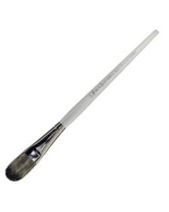Dynasty Faux Squirrel Paint Brush, 3/4in, Oval Bristle, Squirrel Hair, Silver